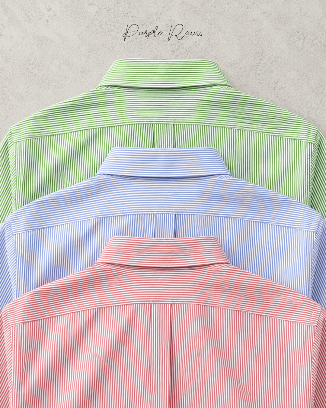Camisa Esencial Hombre Manga Larga Raya Gruesa