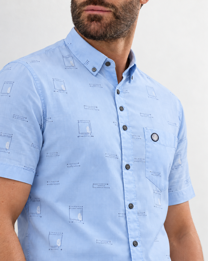 Camisa Hombre | Algodon 100% india - Purple Rain