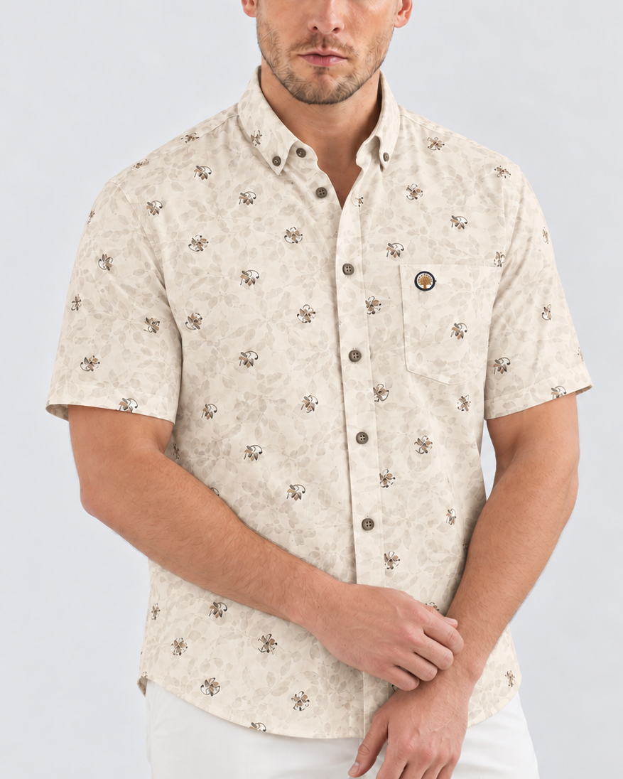 Camisa Hombre | Algodon 100% india - Purple Rain