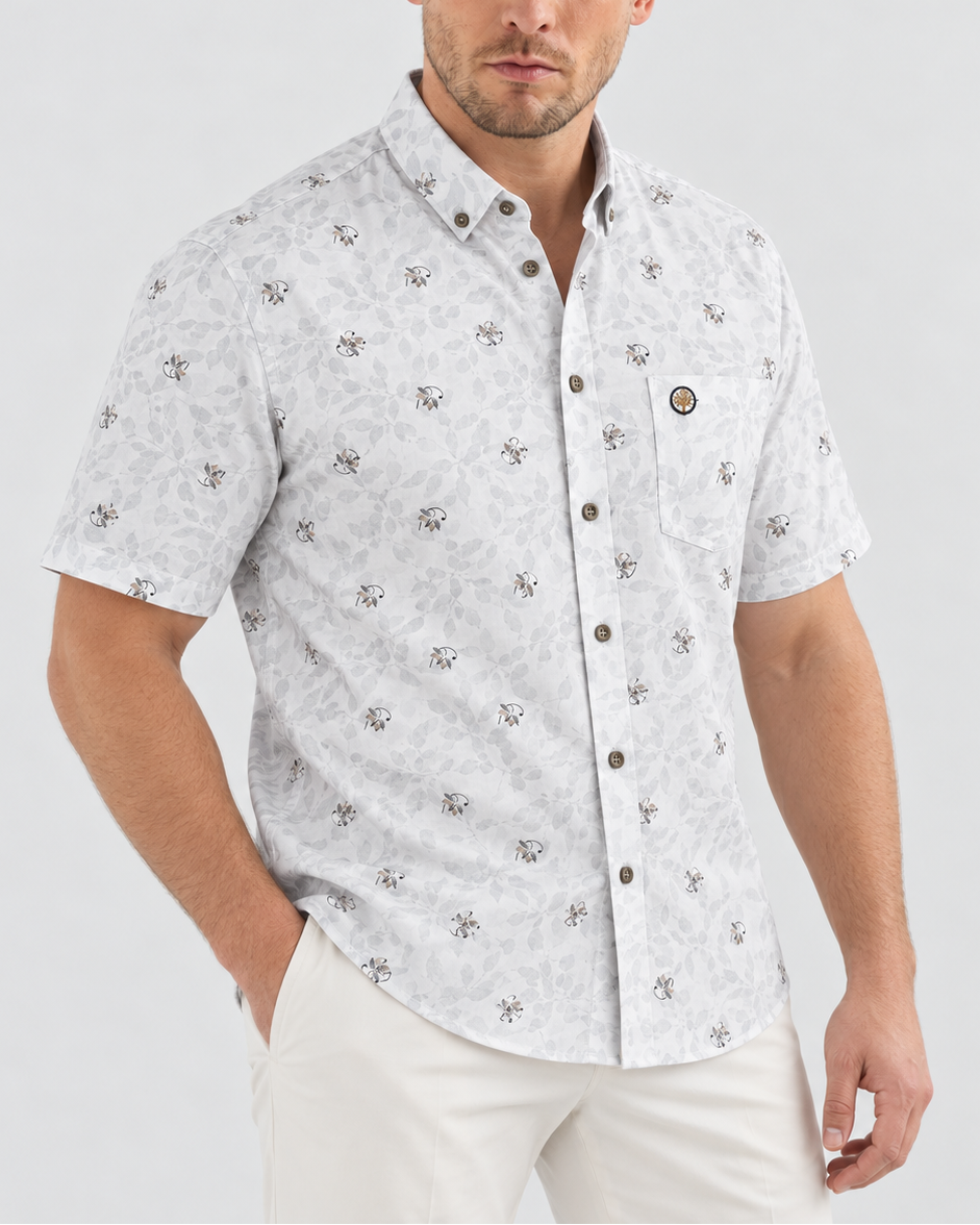 Camisa Hombre | Algodon 100% india - Purple Rain