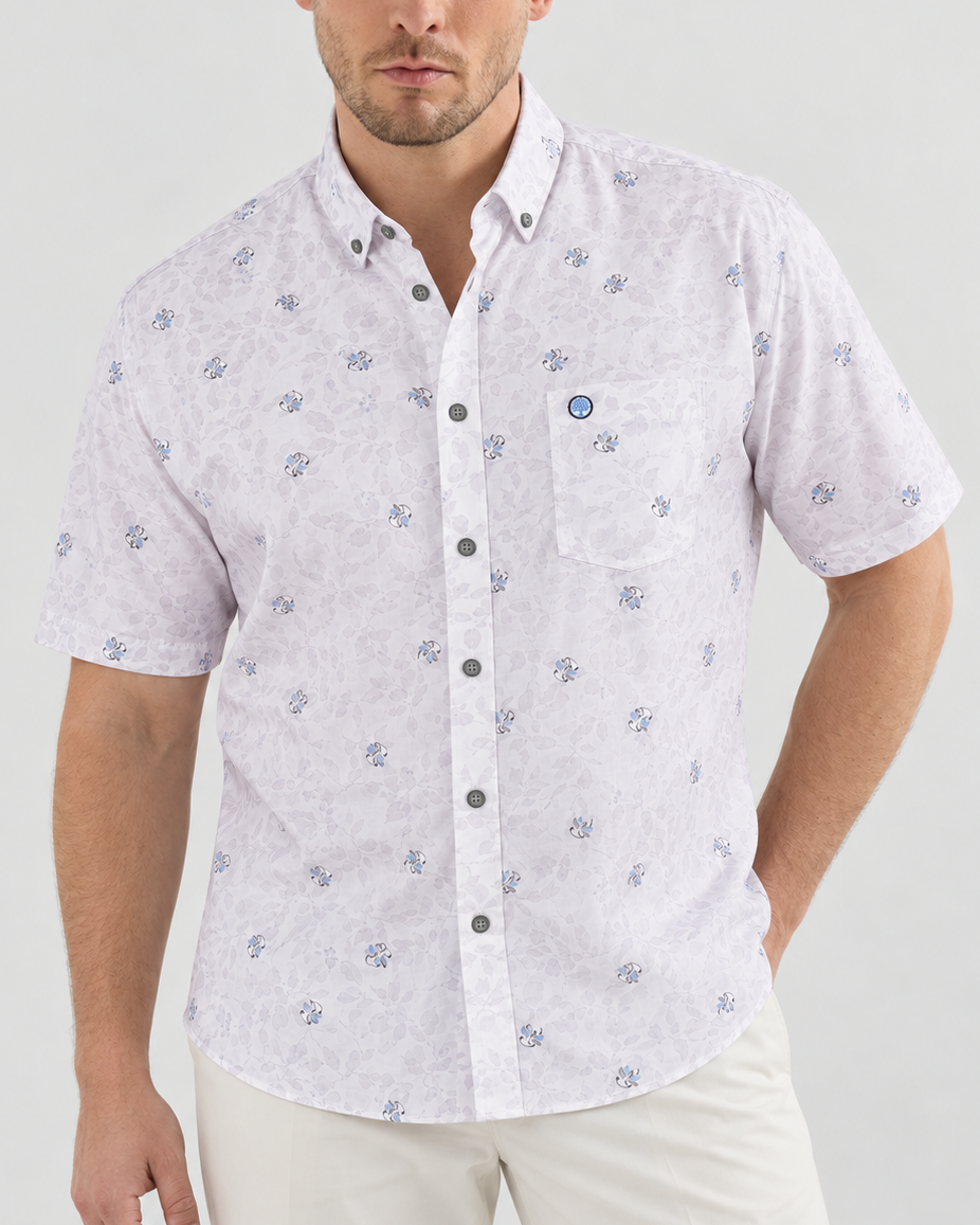 Camisa Hombre | Algodon 100% india - Purple Rain