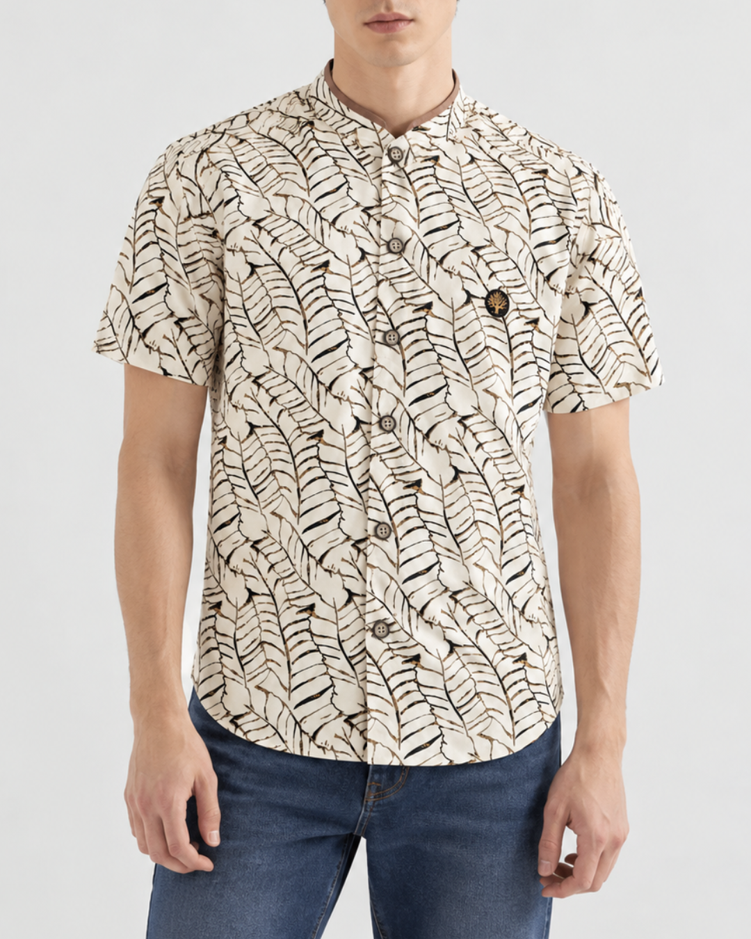 Camisa Hombre Cuello Nerú Vento - Purple Rain