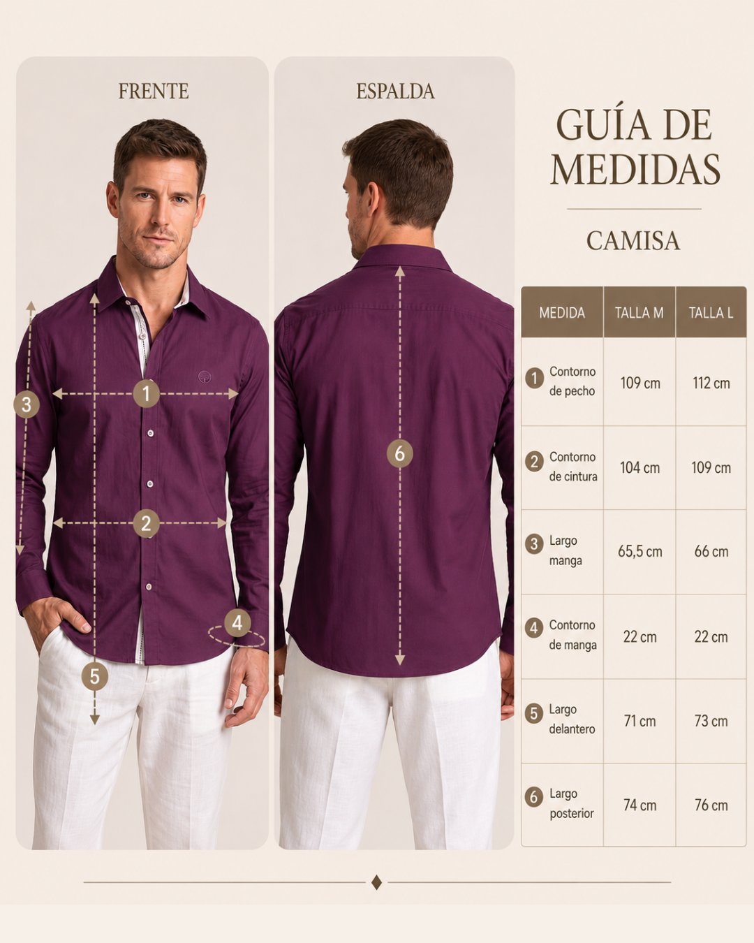 Camisa Hombre Manga Larga Tela Sedosa
