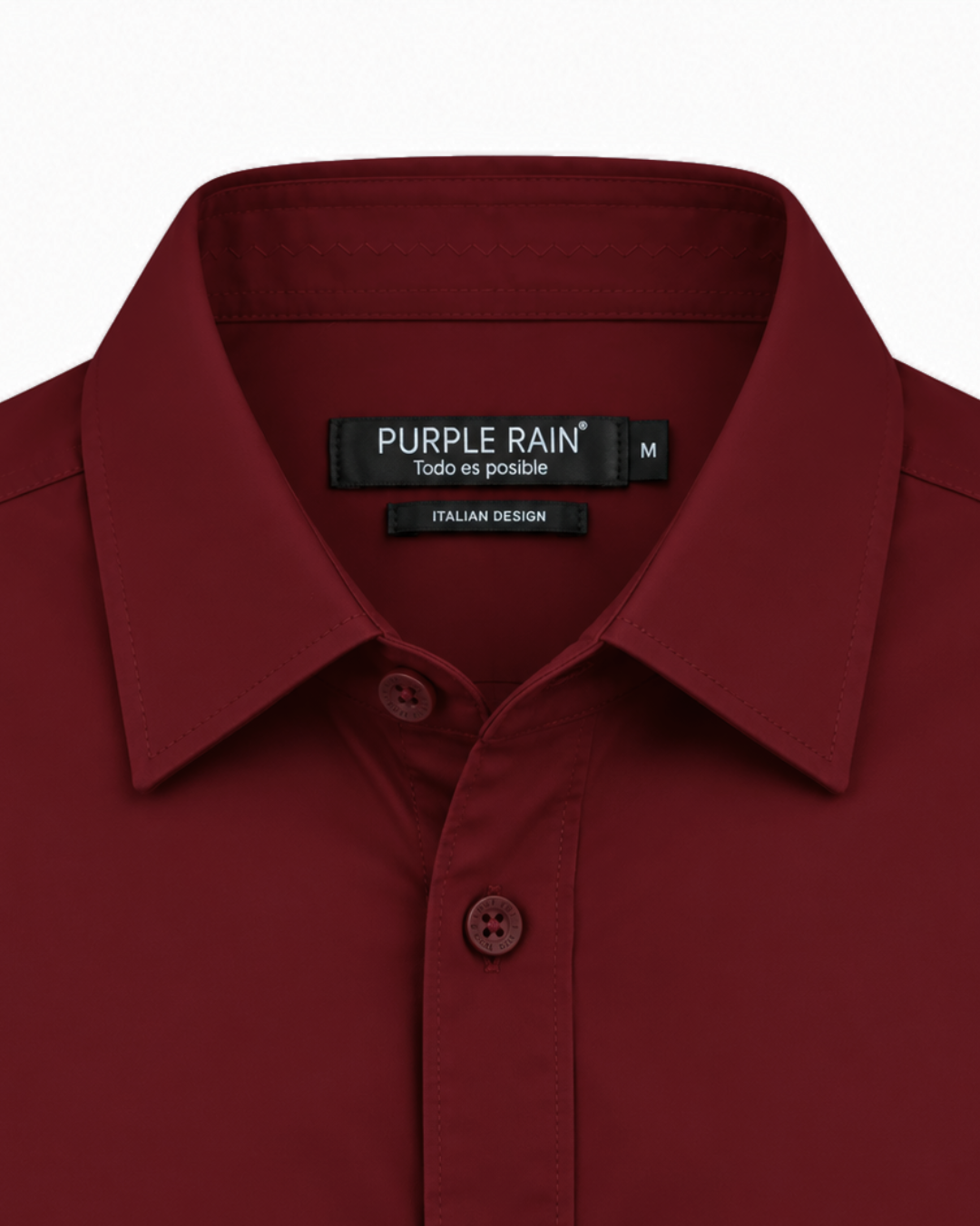 Camisa Hombre Manga Larga en Rayón Stretch Tonos fríos