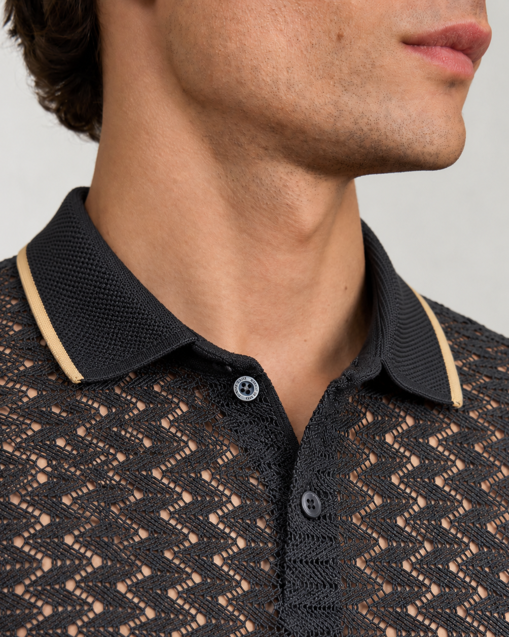 Camisa Hombre Tejida Monaco - Purple Rain