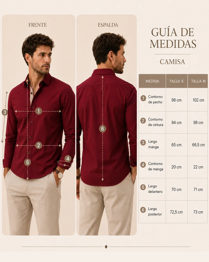 Camisa Hombre Tela Fría Stretch Premium