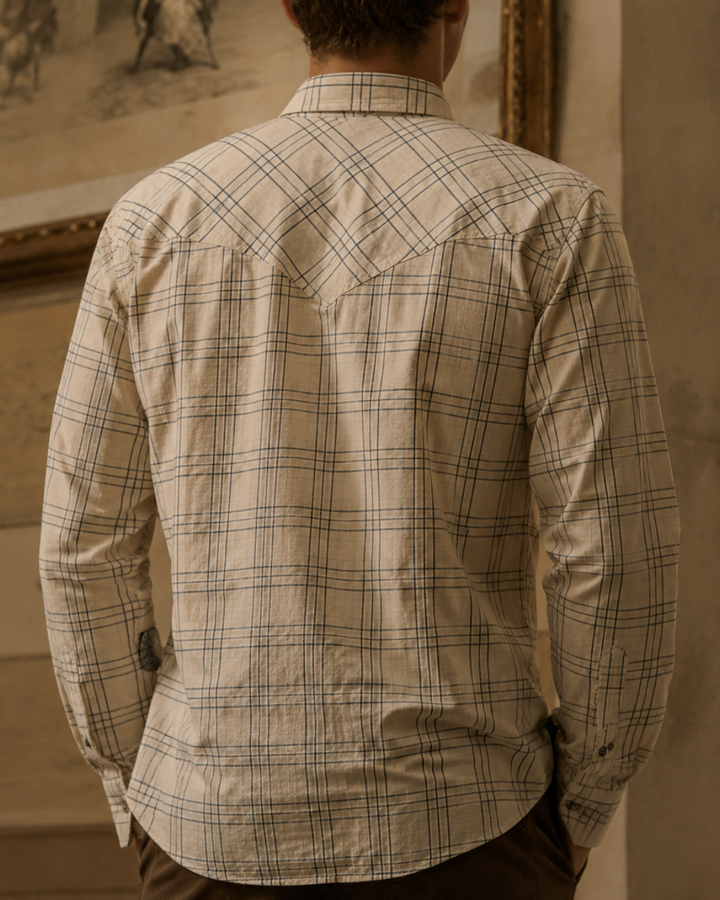 Camisa Hombre Western Cuadros