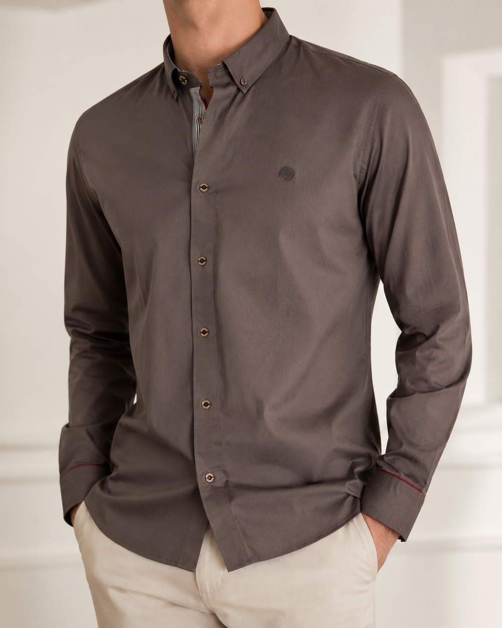 Camisa Hombre Manga Larga Tela Fría | Purple Rain - Purple Rain