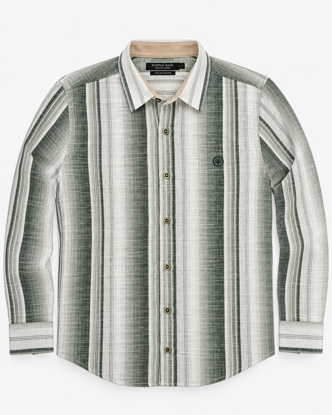Camisa Milano Algodón 100% Cuello Italiano