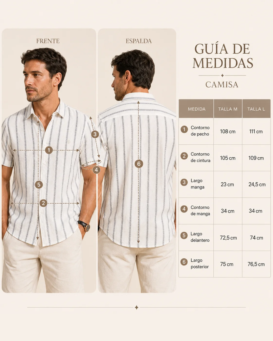 Camisa Milano Rayas Hombre