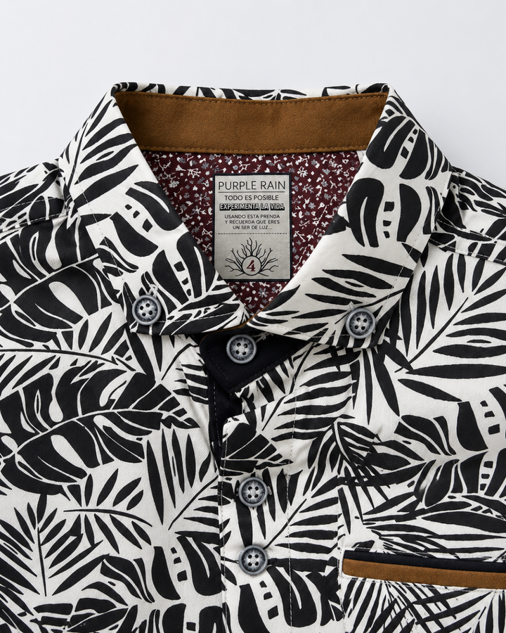 Camisa Niño Manga Larga con Estampado