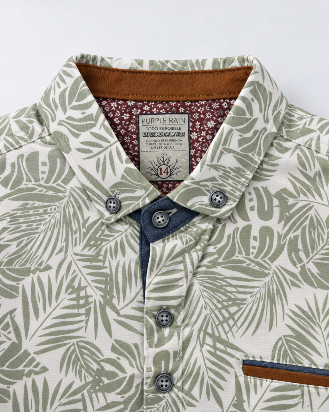 Camisa Niño Manga Larga con Estampado