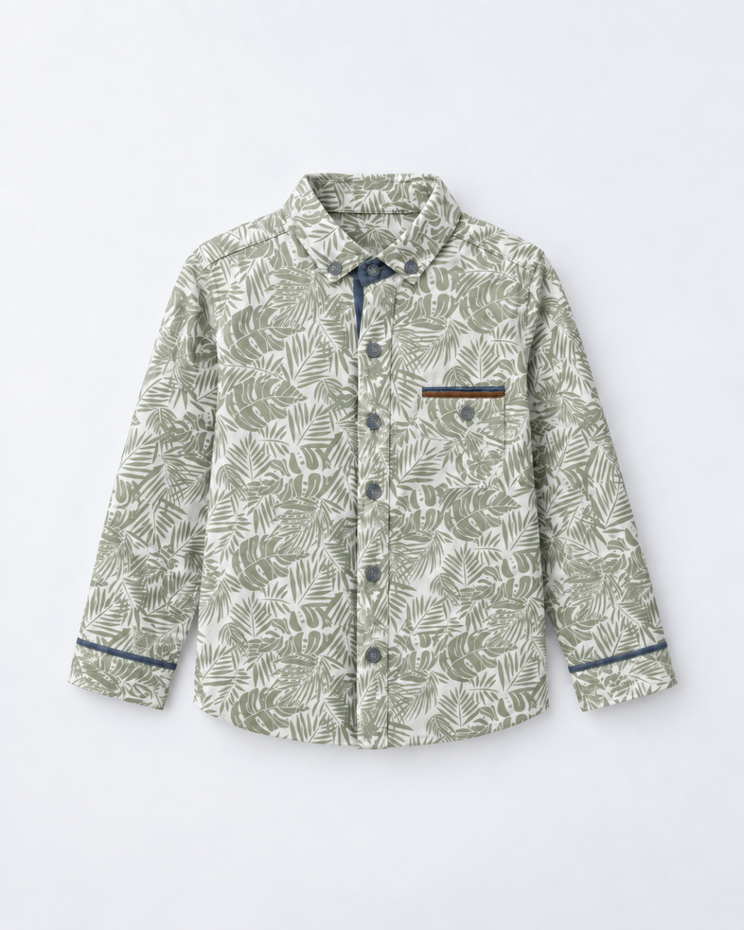 Camisa Niño Manga Larga con Estampado