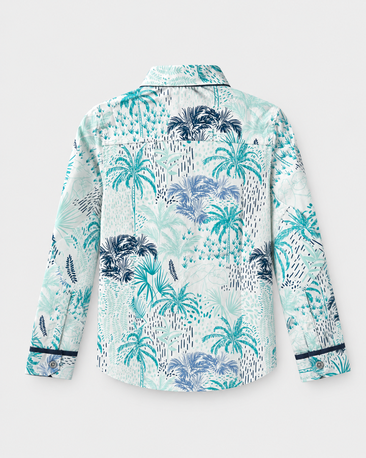 Camisa Niño Manga Larga con Estampado