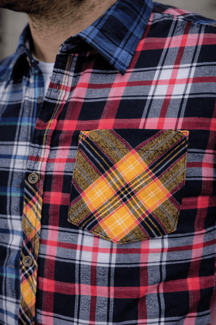 Camisa Patchwork Heritage - Purple Rain