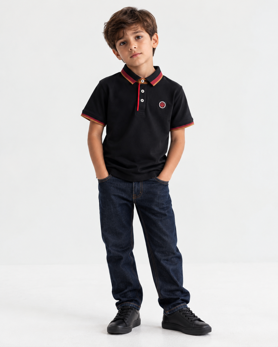 Camisa Polo Niño Manga Corta