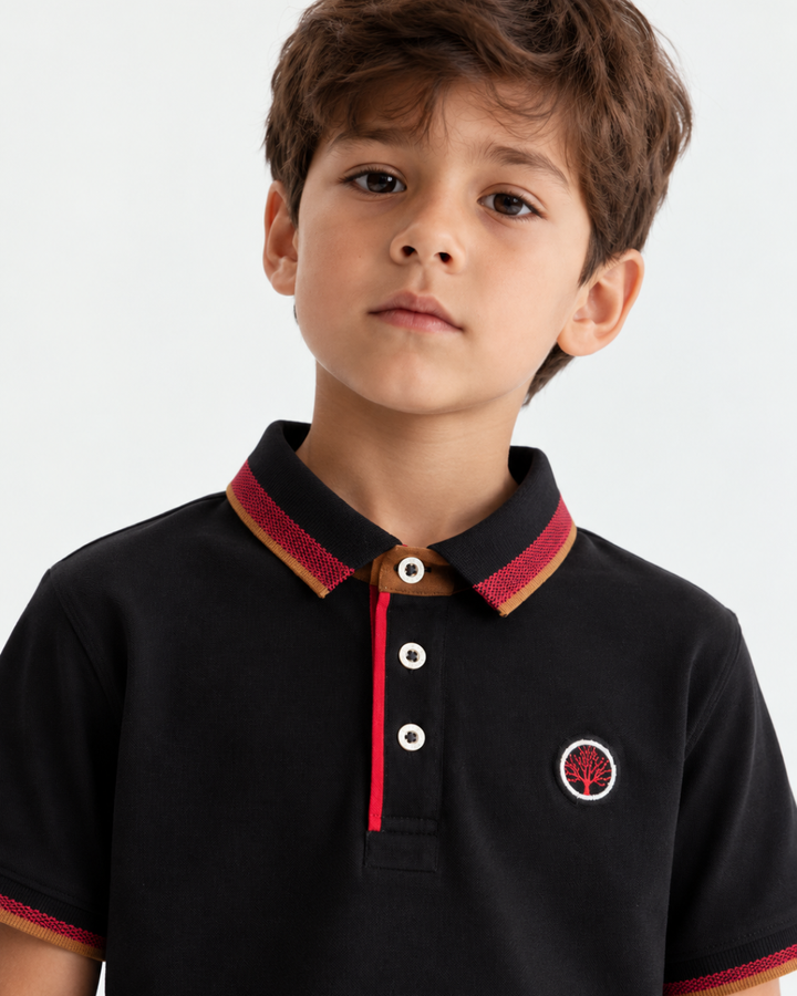 Camisa Polo Niño Manga Corta