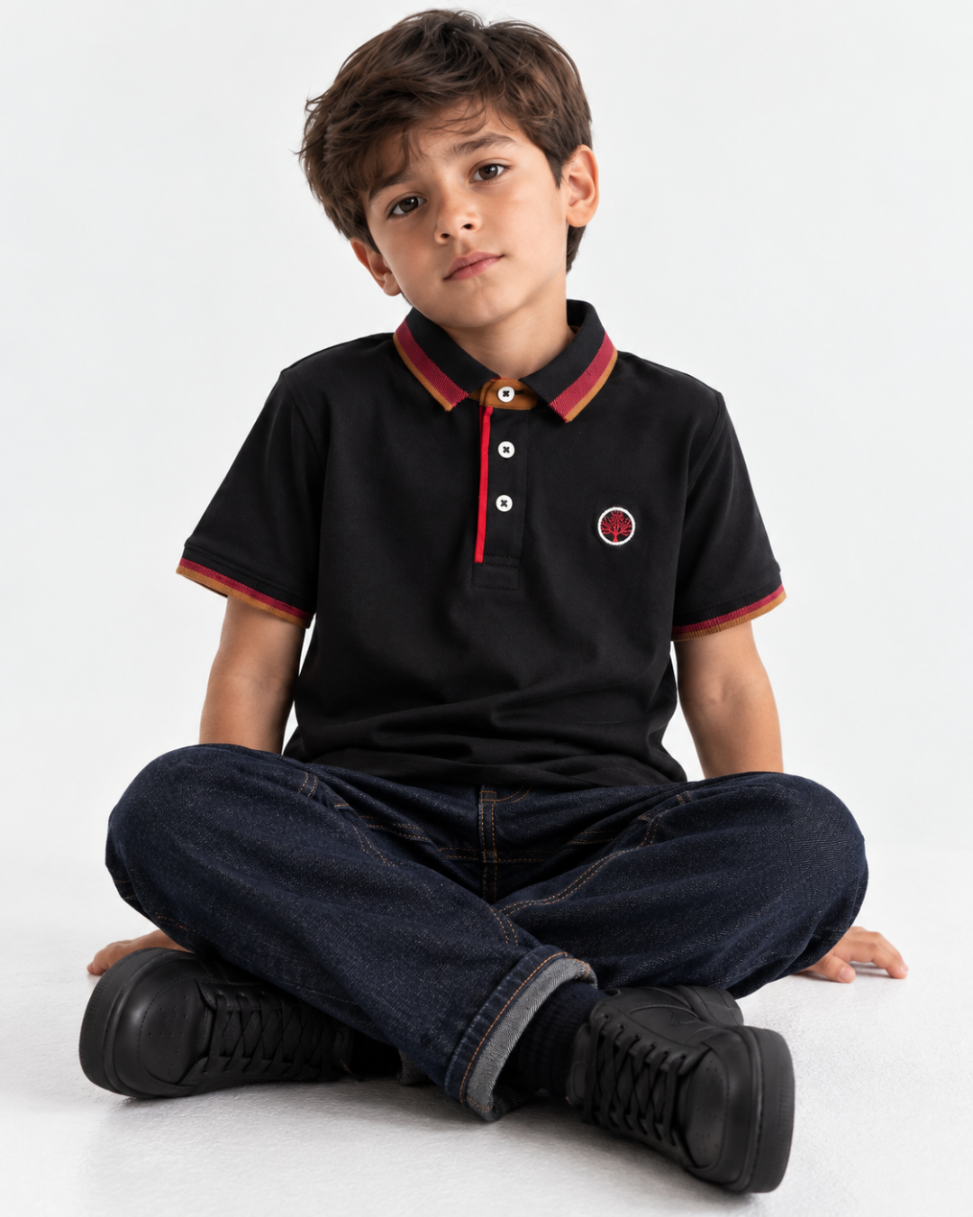 Camisa Polo Niño Manga Corta
