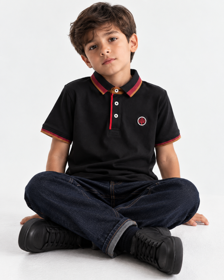 Camisa Polo Niño Manga Corta