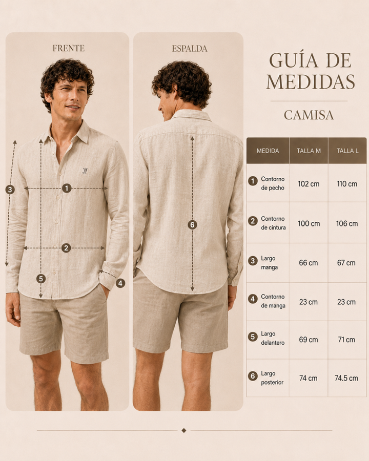 Camisa Premium Manga Larga Slim Fit