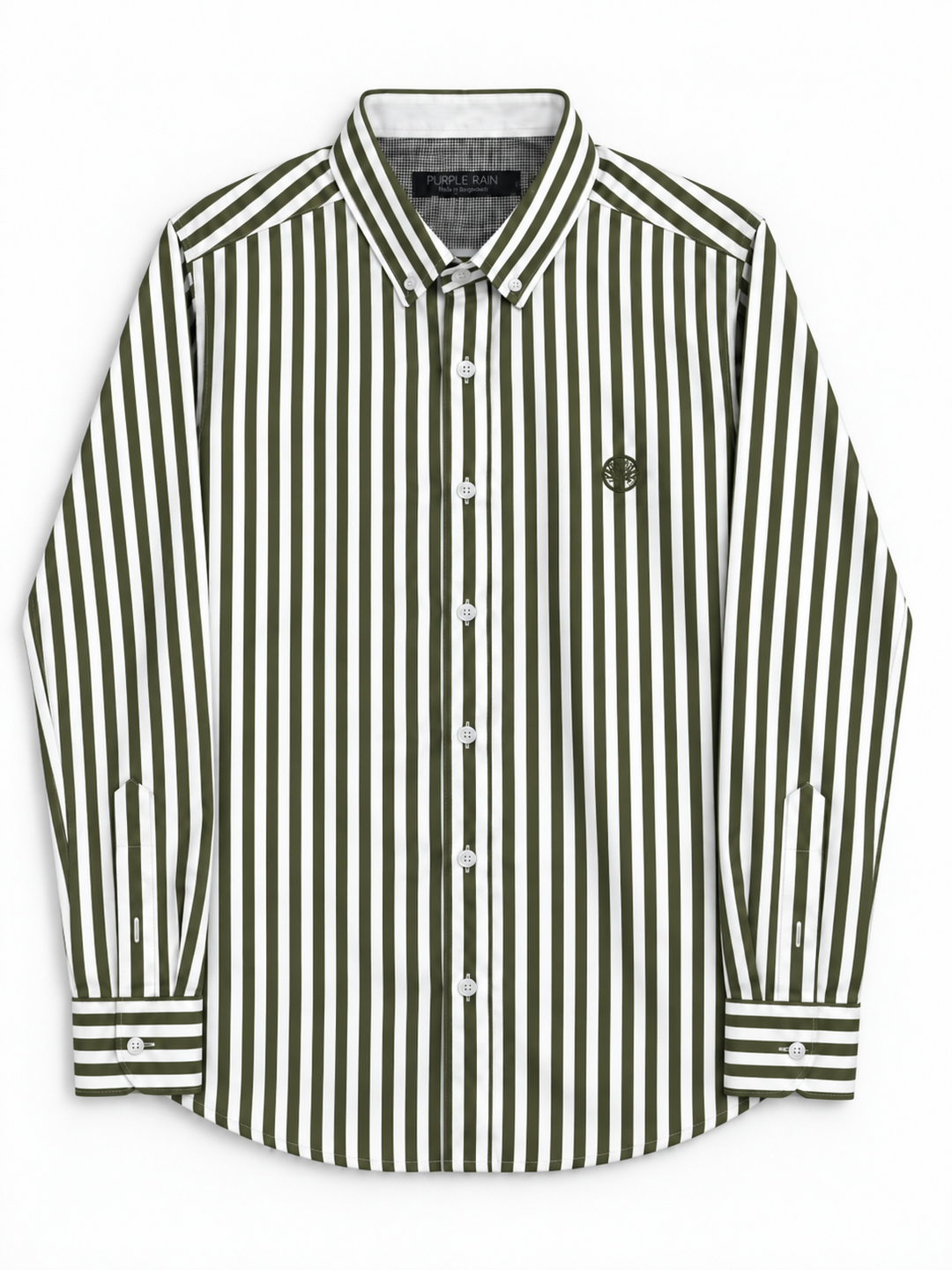 Camisa Rayas Manga Larga clásica