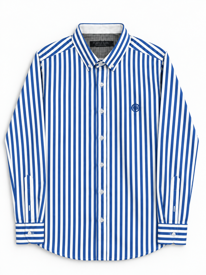Camisa Rayas Manga Larga clásica