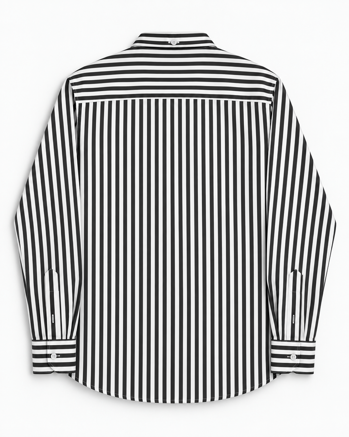 Camisa Rayas Manga Larga clásica