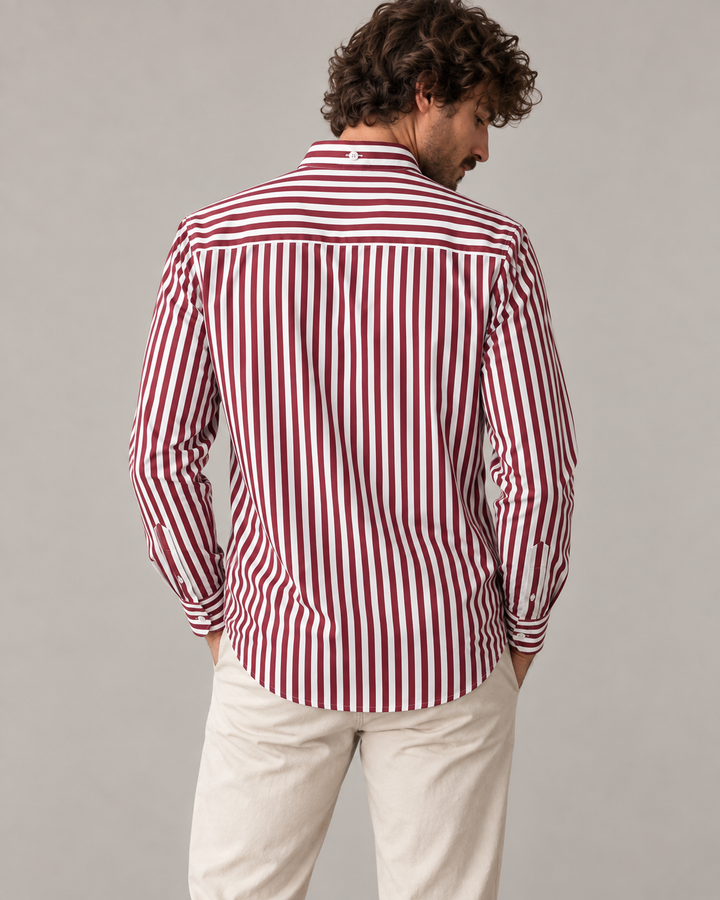 Camisa Rayas Manga Larga clásica