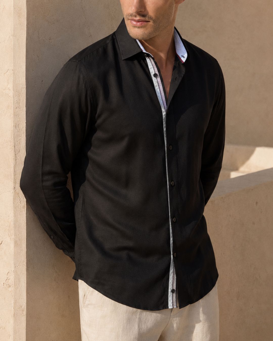 Camisa Siena en Tela Fría Premium