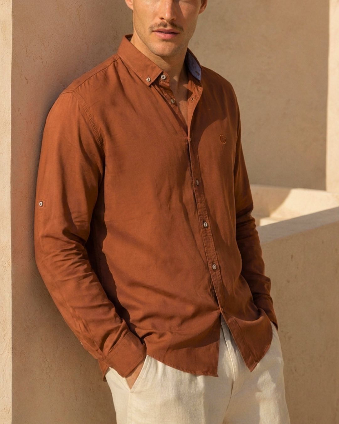 Camisa Siena en Tela Fría Premium
