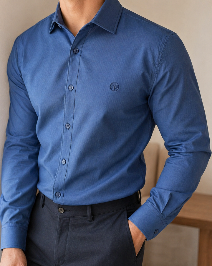 Camisa Veneto Motion | Dobby Texturizado &amp; Stretch - Purple Rain
