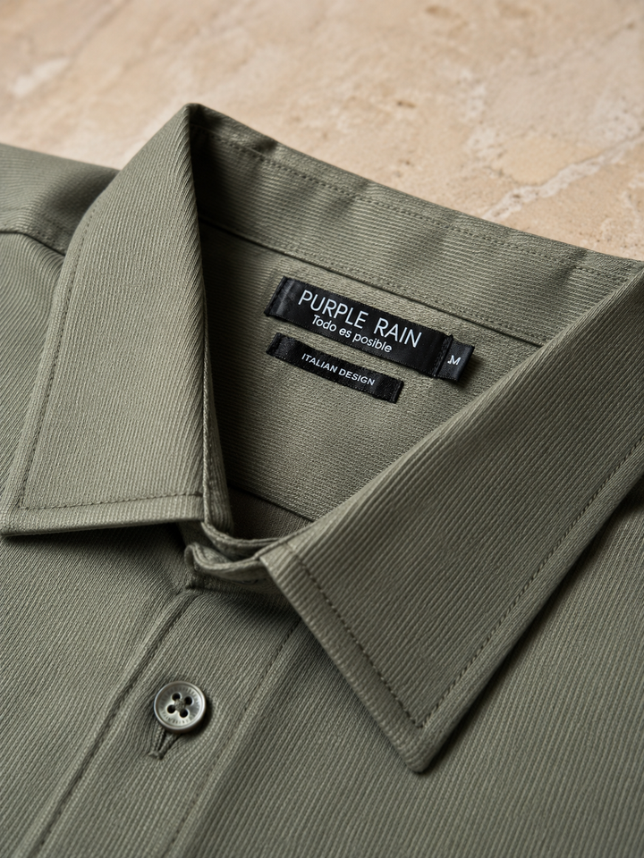 Camisa Veneto Motion | Dobby Texturizado &amp; Stretch - Purple Rain