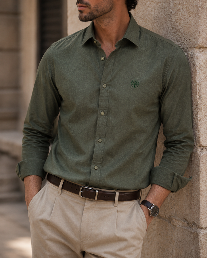 Camisa Veneto Motion | Dobby Texturizado &amp; Stretch - Purple Rain
