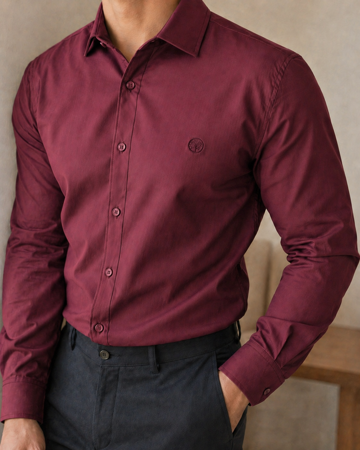 Camisa Veneto Motion | Dobby Texturizado &amp; Stretch - Purple Rain