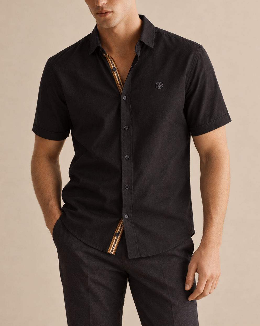Camisa de bambú hombre