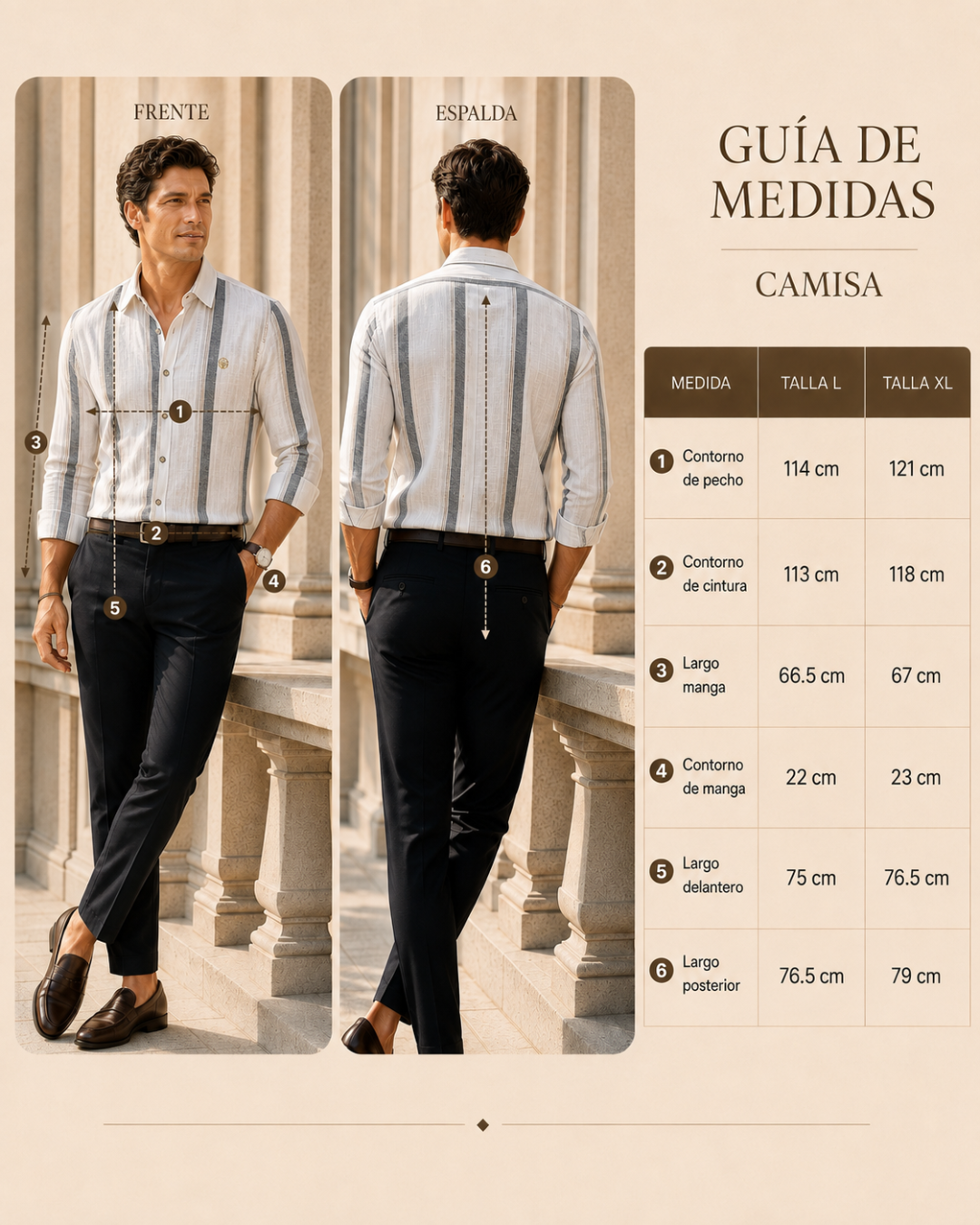 Camisa manga larga Toscana Rayas Texturizadas - Purple Rain