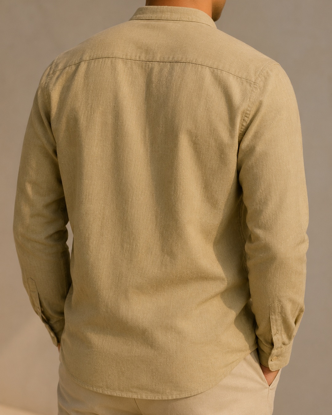 camisa 70% rayón 30% lino