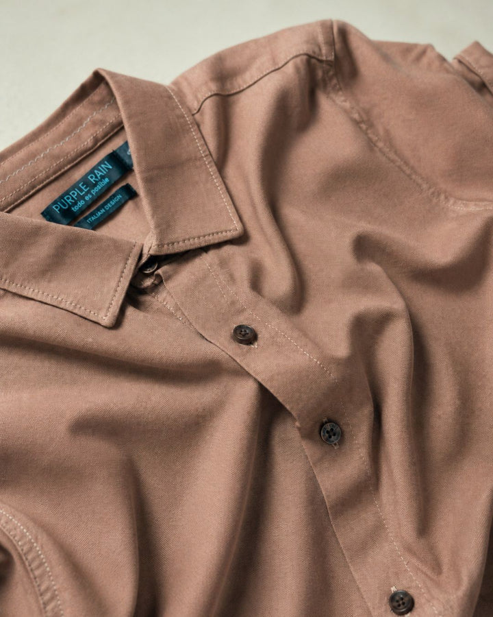 Camisa masculina manga corta en rayón viscosa