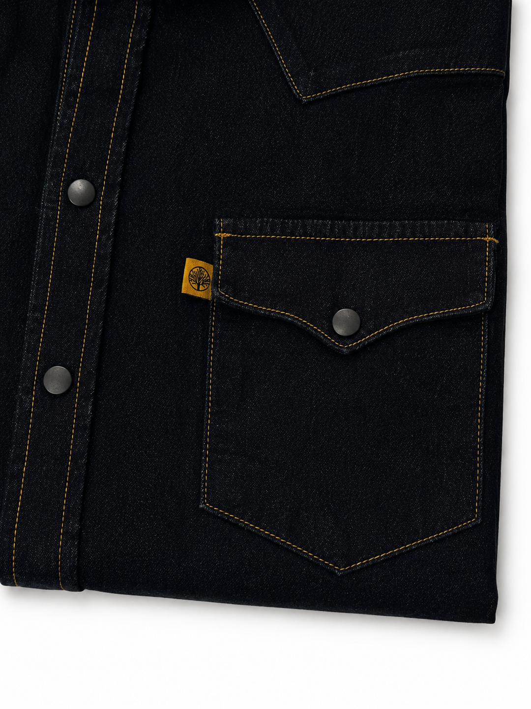 Camisa Índigo Heritage con Broches Premium Hombre | Purple Rain