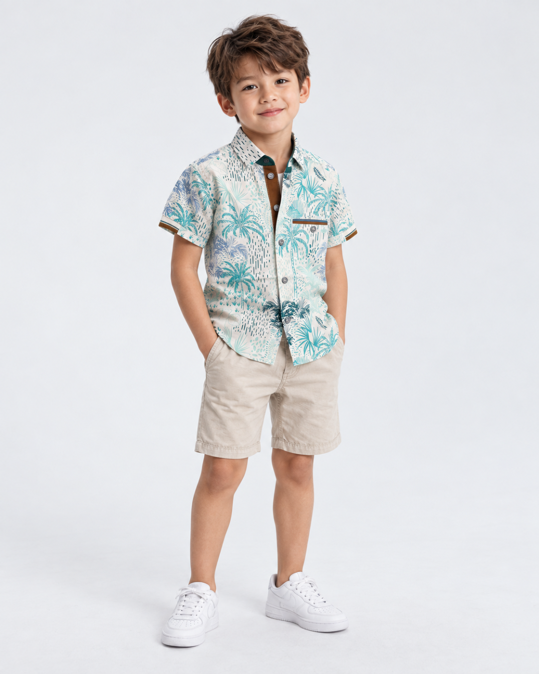 Camisa niño Manga Corta Estampada