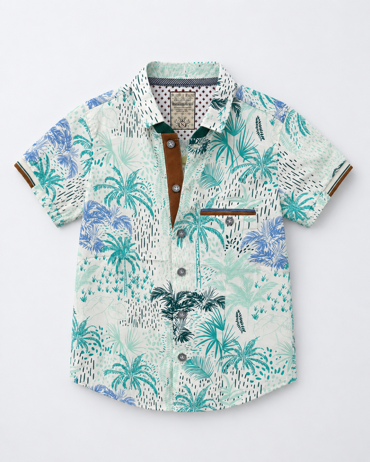 Camisa niño Manga Corta Estampada
