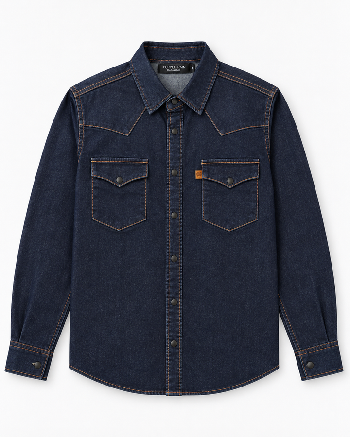 Camisa Denim Hombre Índigo Premium Heritage