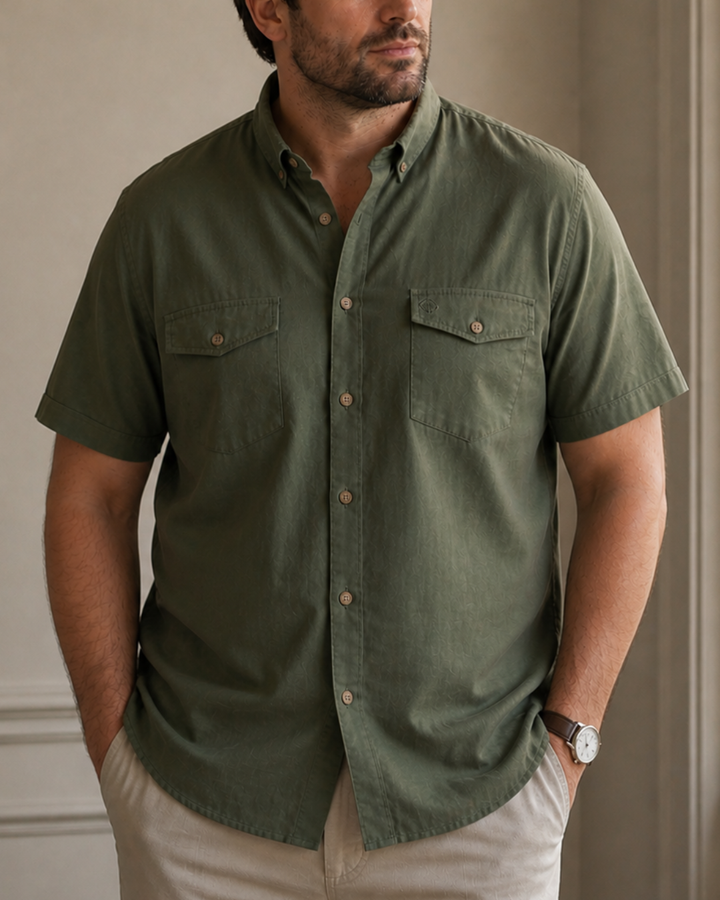 Camisa  Premium Twill Viscoza - Purple Rain