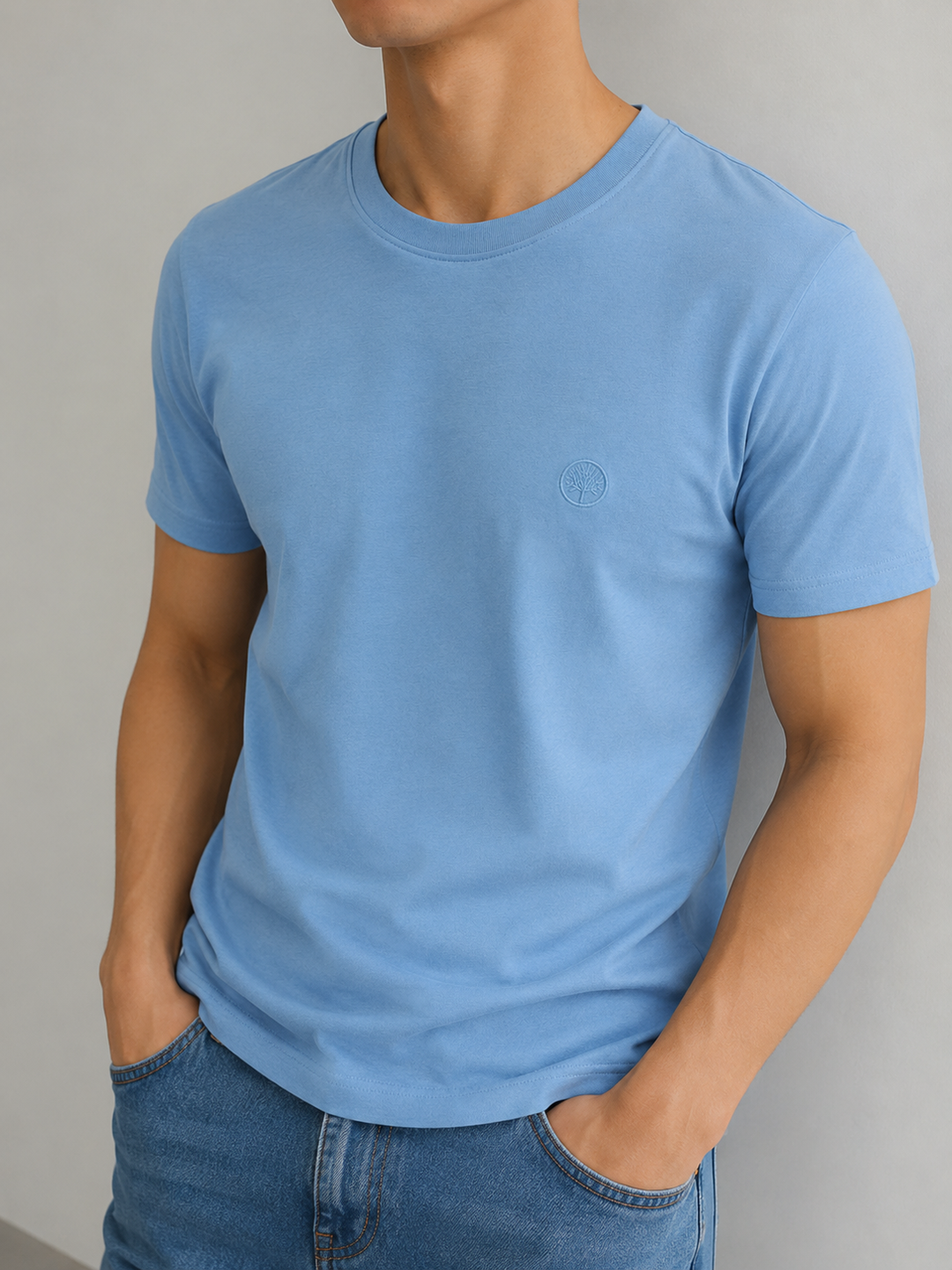 Camiseta Esencial Pima Cuello Redondo