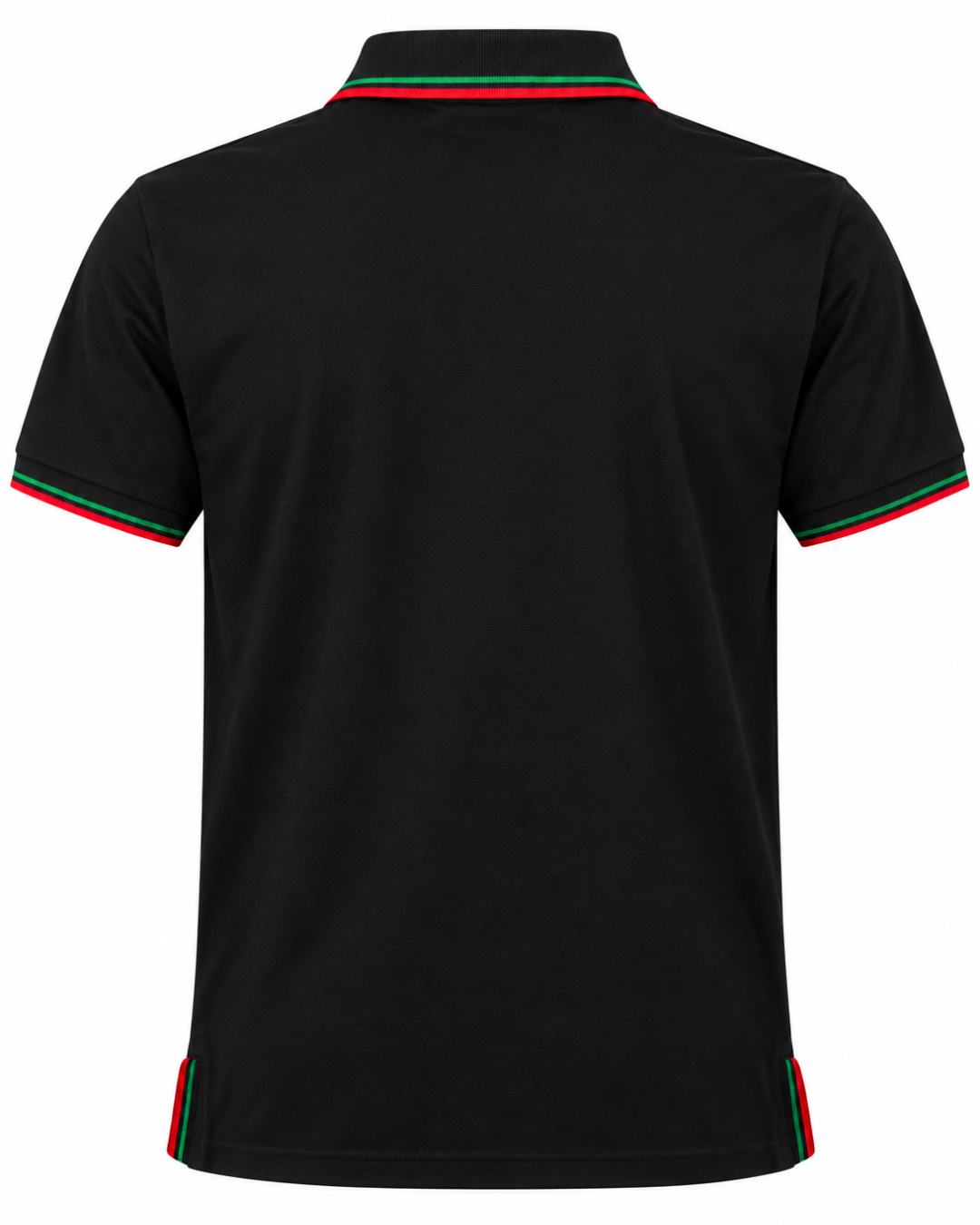 Camiseta Polo Hombre Cuello Texturizado y Detalles Tricolor