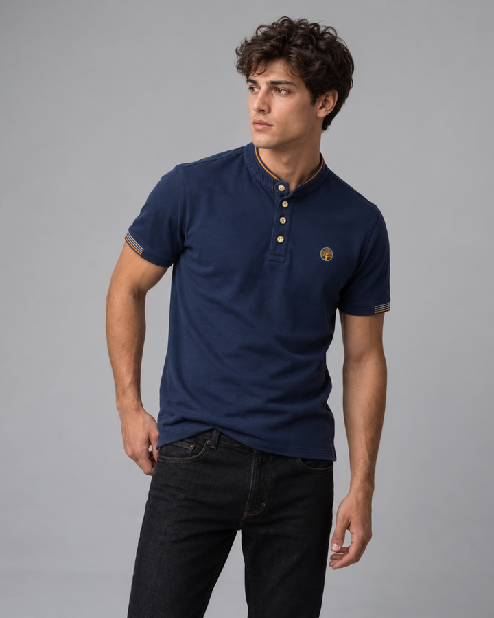 Camiseta Polo con Cuello Nerú