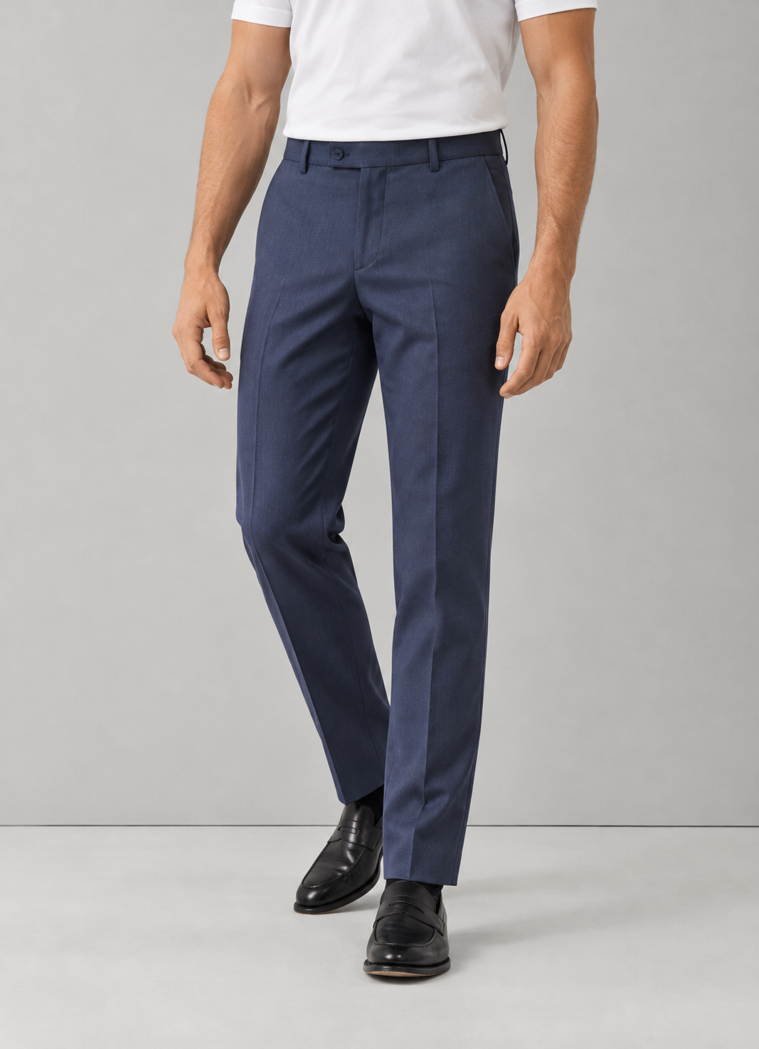 Pantalón Sastre Hombre Azul Marino