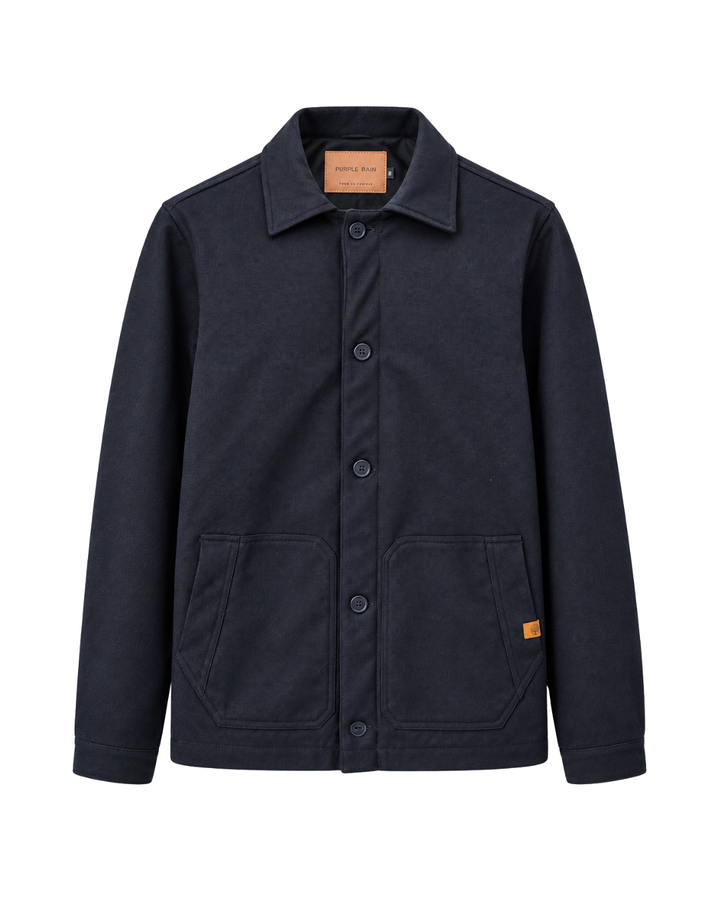 Chaqueta Clásica Tipo Paño para Hombre azul Navy
