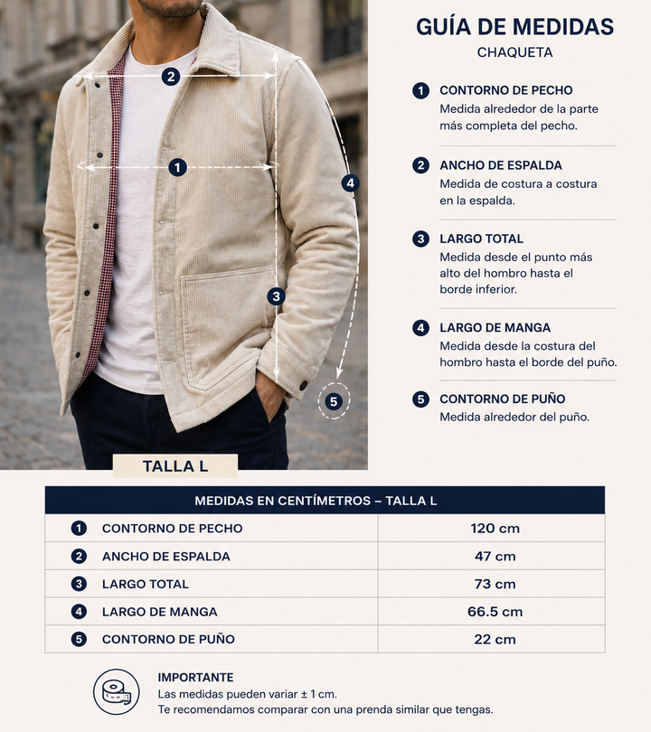 pana, sobre camisa, chaqueta 