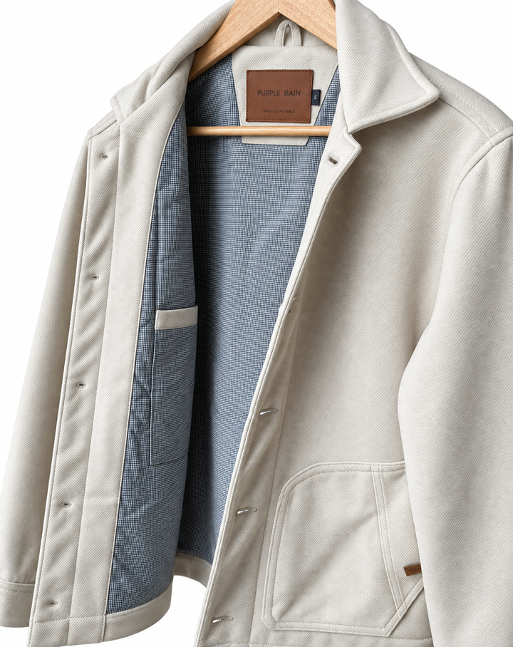 Chaqueta Clásica Tipo Paño para Hombre